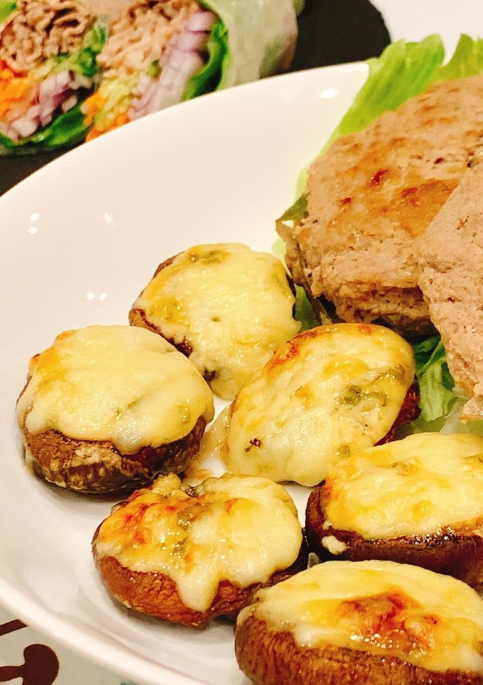 椎茸のシソマヨチーズ焼き-レシピのメイン写真