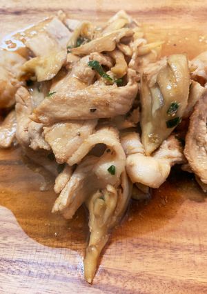 豚バラと舞茸の生姜醤油炒め-レシピのメイン写真