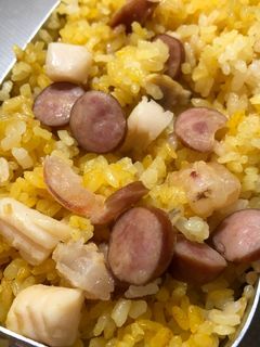 パエリア メスティン自動炊飯 キャンプ飯-レシピのメイン写真