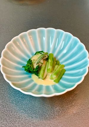 菜の花の辛子酢味噌和え-レシピのメイン写真