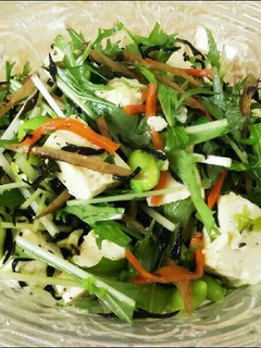 ひじきと豆腐のきんぴらサラダ*シソ風味-レシピのメイン写真