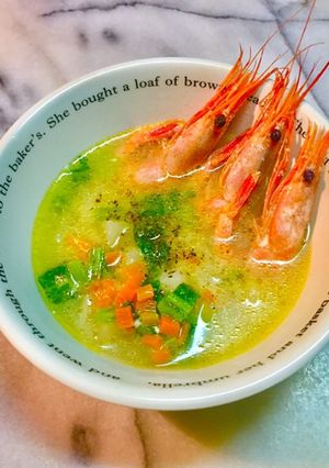 No2409甘えびと蕪のスープ-レシピのメイン写真