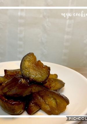 材料3つで!ナスの甘煮-レシピのメイン写真