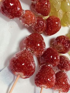 フルーツ飴 計量カップだけで簡単!-レシピのメイン写真
