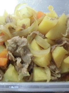 電子レンジで簡単肉じゃが-レシピのメイン写真