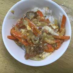 唐揚げリメイク⭐︎親子丼-レシピのメイン写真