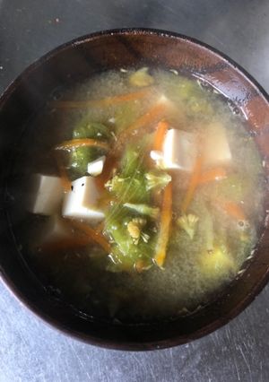 ふきのとうのお味噌汁-レシピのメイン写真