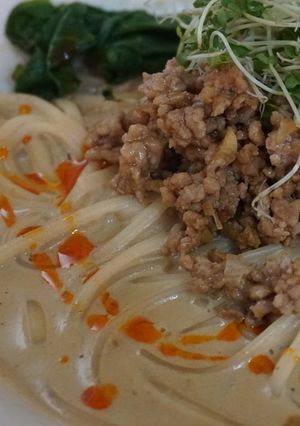 豆乳で担々麺-レシピのメイン写真