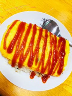 簡単すぎる四角いオムライス-レシピのメイン写真