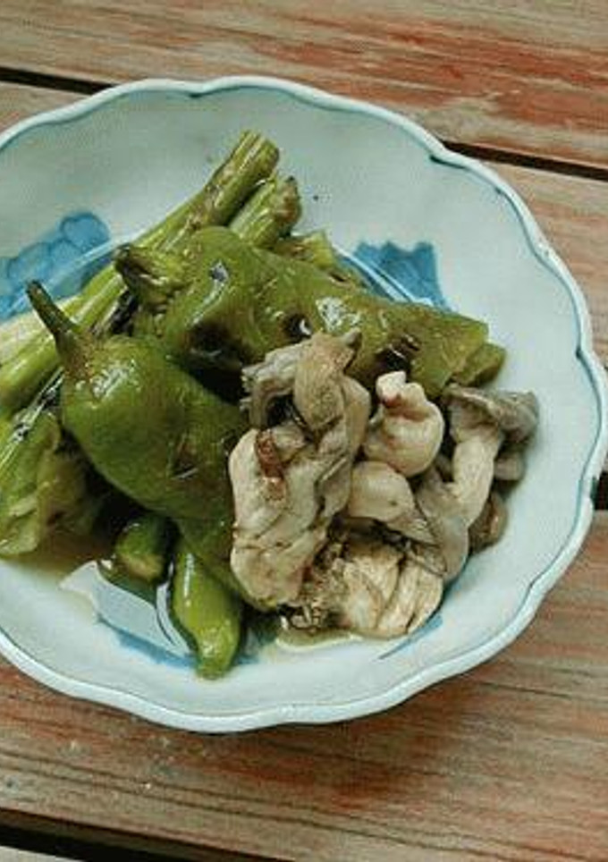 万願寺とうがらしとアスパラガスとキノコの焼き浸し-レシピのメイン写真
