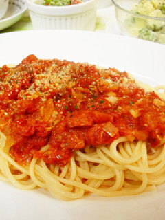 *ランチに*ツナのトマトソースパスタ*-レシピのメイン写真