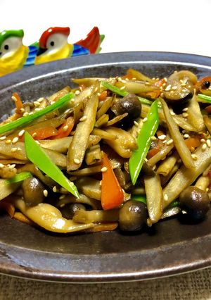 根菜たっぷり!五目金平牛蒡*作り置き-レシピのメイン写真
