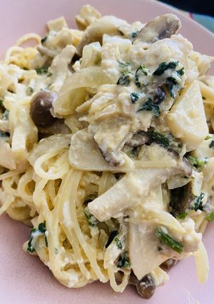 きのこのミルククリームパスタ-レシピのメイン写真