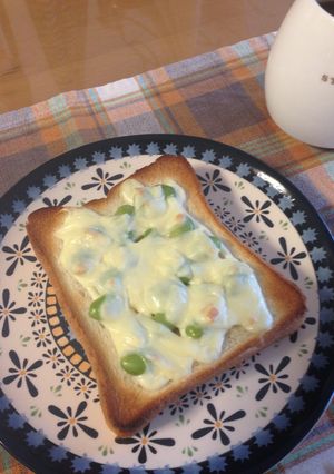 枝豆チーズトースト-レシピのメイン写真