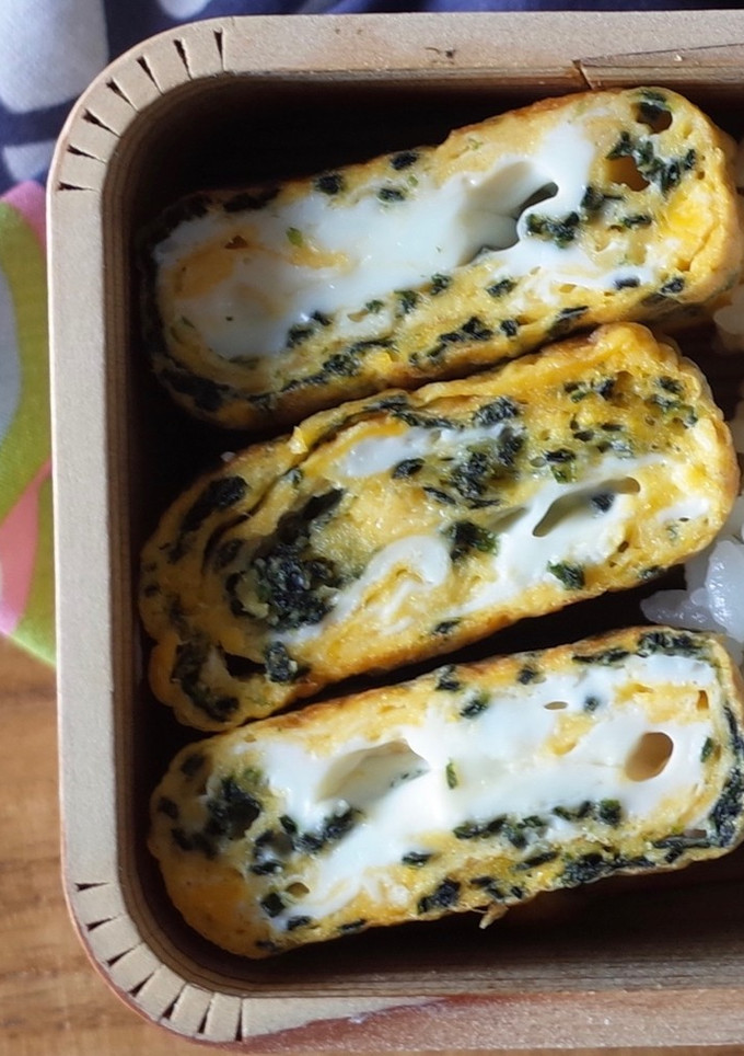 お弁当の卵焼きをアレンジ！海苔入り卵焼き-レシピのメイン写真