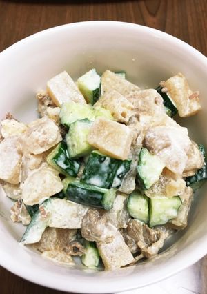 大根の煮物でサラダ-レシピのメイン写真