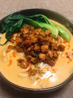 ピーナツバターの豆乳坦々麺♡-レシピのメイン写真