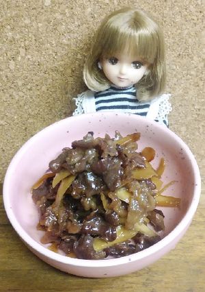 リカちゃん♡牛肉とごぼうの甘辛く炊いたん-レシピのメイン写真