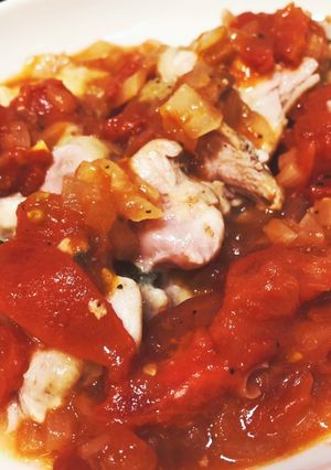 大葉チーズチキンのトマトソースがけ-レシピのメイン写真