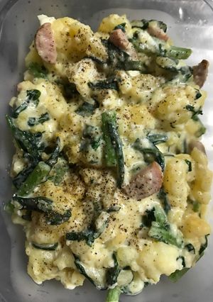 春菊入りのポテトサラダ-レシピのメイン写真