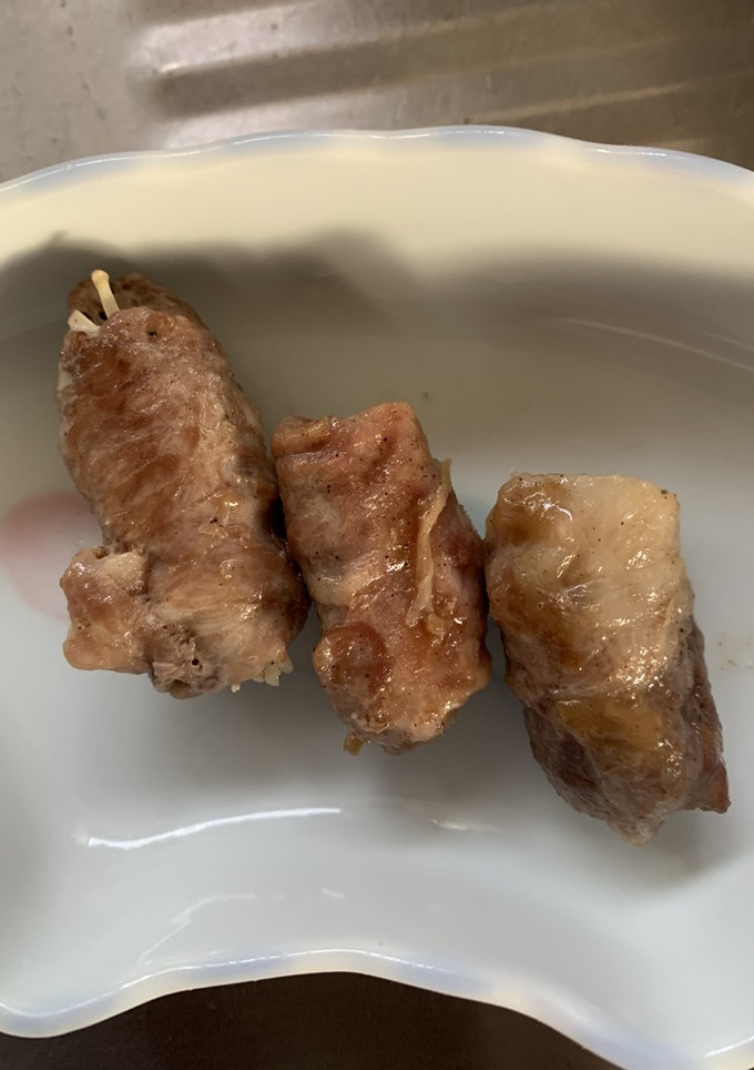 【まさかの】豚コマ肉で〜エノキ巻き-レシピのメイン写真