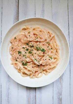 簡単!ランチに♪ツナ缶のケチャマヨうどん-レシピのメイン写真