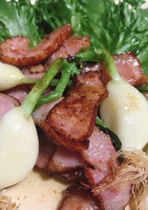 スプラウトにんにく炒め-レシピのメイン写真