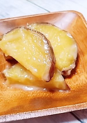 お弁当に♡さつまいものミルクバター煮-レシピのメイン写真