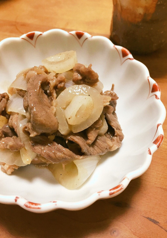 牛肉と玉ねぎのオイスターソース炒め☻-レシピのメイン写真
