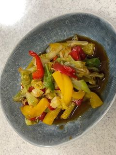 春キャベツとパプリカの胡麻和え-レシピのメイン写真