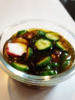 市販のもずく酢で簡単たこときゅうり酢の物-レシピのメイン写真