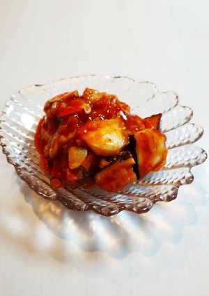 簡単美味すぎ！たことチャンジャの和え物-レシピのメイン写真