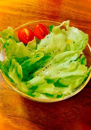 ＊レタスのシンプルサラダ＊-レシピのメイン写真