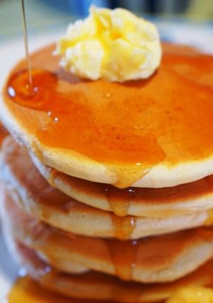 米粉でもちもちパンケーキ-レシピのメイン写真