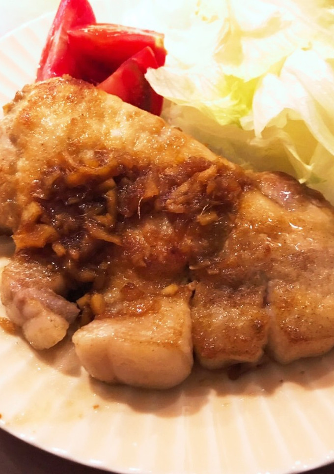 簡単！厚切り豚肉の生姜焼き-レシピのメイン写真