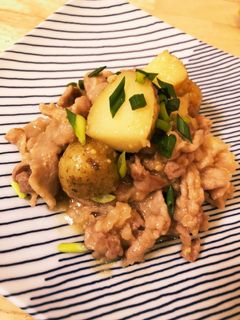 シンプル!新じゃがと豚こまの味噌バター煮-レシピのメイン写真
