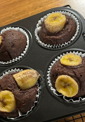 チョコレートバナナマフィン🍌-レシピのメイン写真