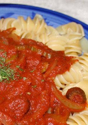 市販のパスタソースで作る簡単パスタ♪-レシピのメイン写真
