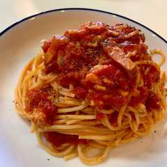 รูปของ ＊トマトソース＆モッツァレラのパスタ＊