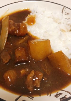 長時間コトコト牛すじ大根カレー-レシピのメイン写真