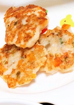 野菜と鳥ミンチのフワフワ豆腐バーグ-レシピのメイン写真