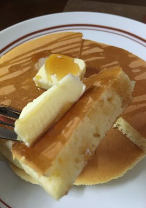 バニラパウダーの使い方美味しいパンケーキ-レシピのメイン写真