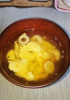 簡単!竹輪と卵のかき玉汁(*^^*)-レシピのメイン写真