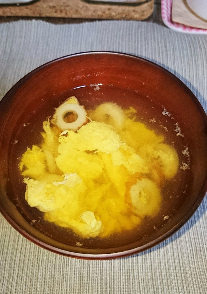 簡単！竹輪と卵のかき玉汁(*^^*)-レシピのメイン写真