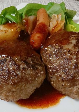 我が家のハンバーグ☆-レシピのメイン写真