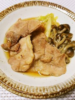作り置き☆豚肉と長ネギとしめじの煮物-レシピのメイン写真