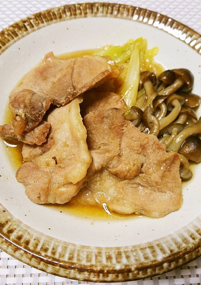 作り置き☆豚肉と長ネギとしめじの煮物-レシピのメイン写真