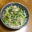 炒め物(小松菜・しらす・薄揚げ)