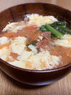 鉄分たっぷり玉子スープ-レシピのメイン写真