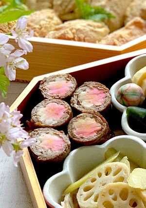 生麩の肉巻き*すき焼き風〜お弁当に-レシピのメイン写真